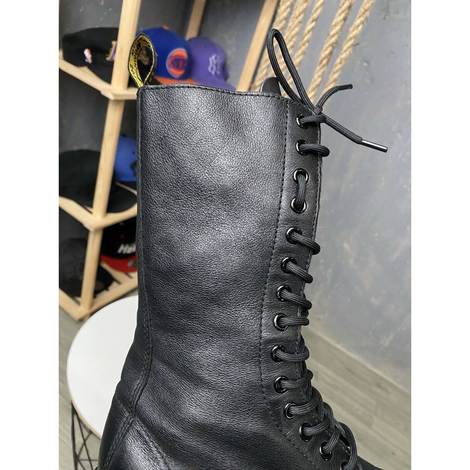 Dr Martens 1899 High Women Knee Leather Boot Size Uk 4; US