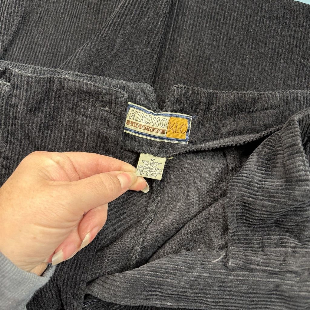 Vintage VTG 70s 80s SMALL MEDIUM Corduroy High Rise Tapered Wide Leg Size 32" / US 10 / IT 46 - 11 Thumbnail