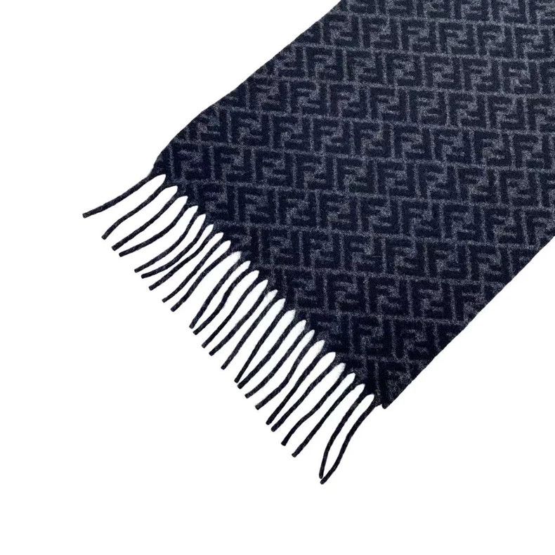 Fendi Fendi Black old-fashioned scarf Size ONE SIZE - 7 Thumbnail