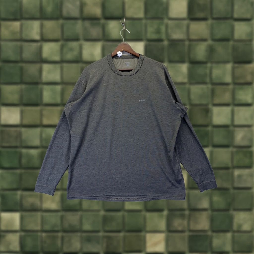 Patagonia Patagonia Capilene Long Sleeve Shirt Front Mens XL-10568 Striped Crew Neck Pullover Size US XL / EU 56 / 4 - 1 Thumbnail
