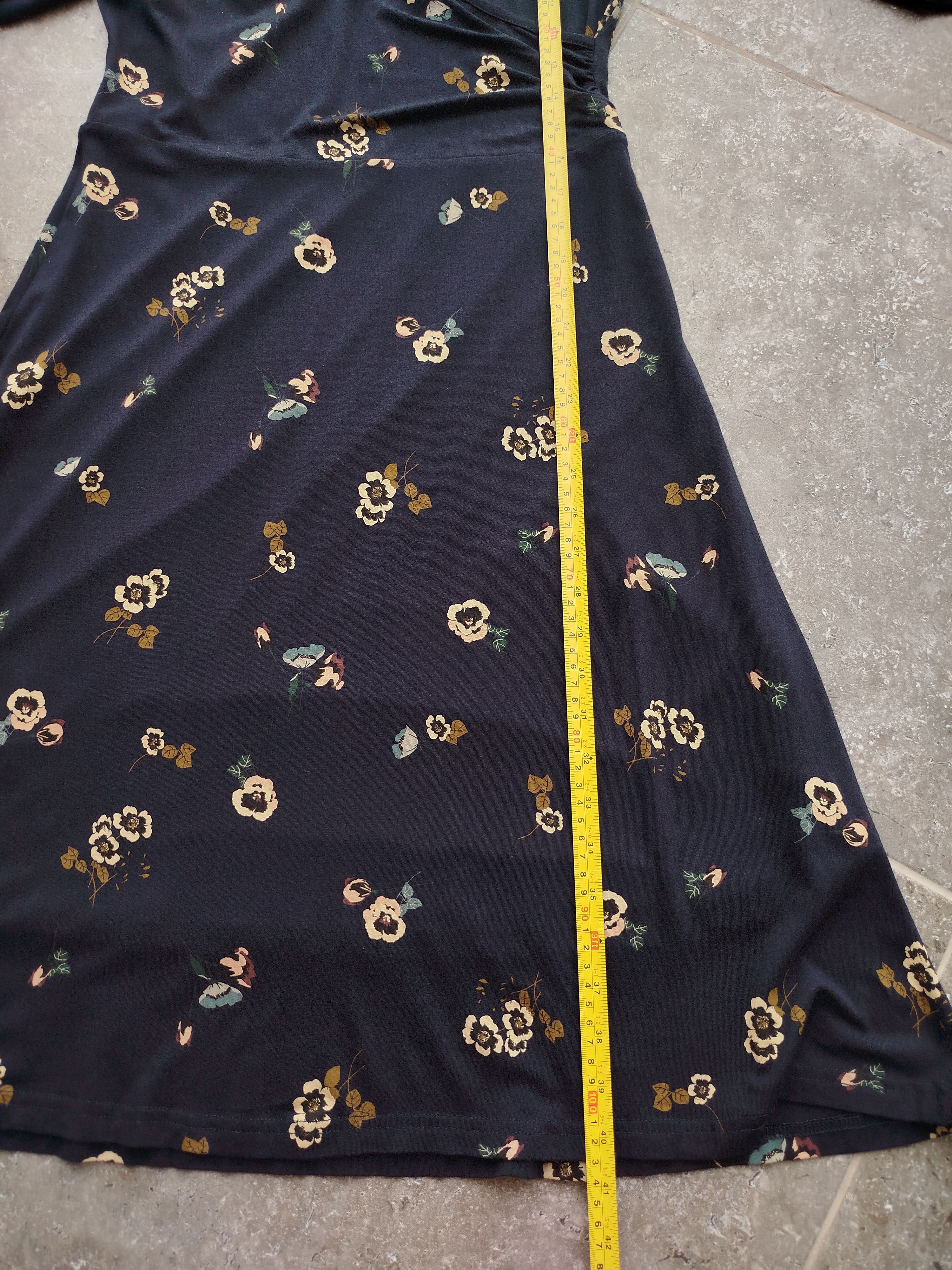 Hysteric Glamour VIVE MARIA Dress Midi Floral Wrap Romantic Navy Size M Size M / US 6-8 / IT 42-44 - 13 Thumbnail