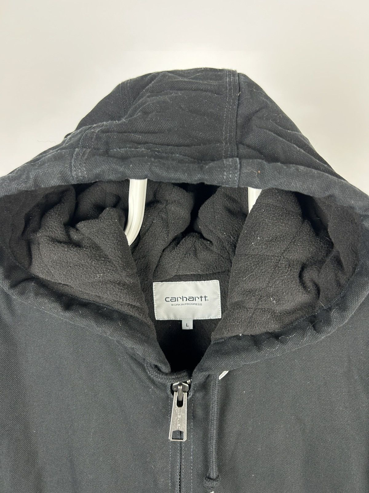 Carhartt × Vintage CARHARTT VINTAGE ACTIVE DETROIT BLACK JACKET FADED Size US L / EU 52-54 / 3 - 7 Thumbnail