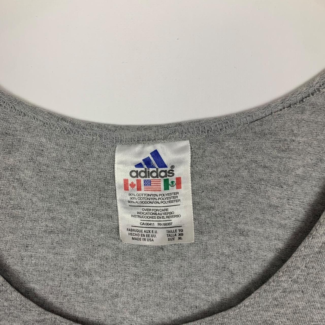 Vintage Vintage 90’ ADIDAS ORIGINALS TREFOIL Made In USA Tank Top Size US XL / EU 56 / 4 - 3 Thumbnail