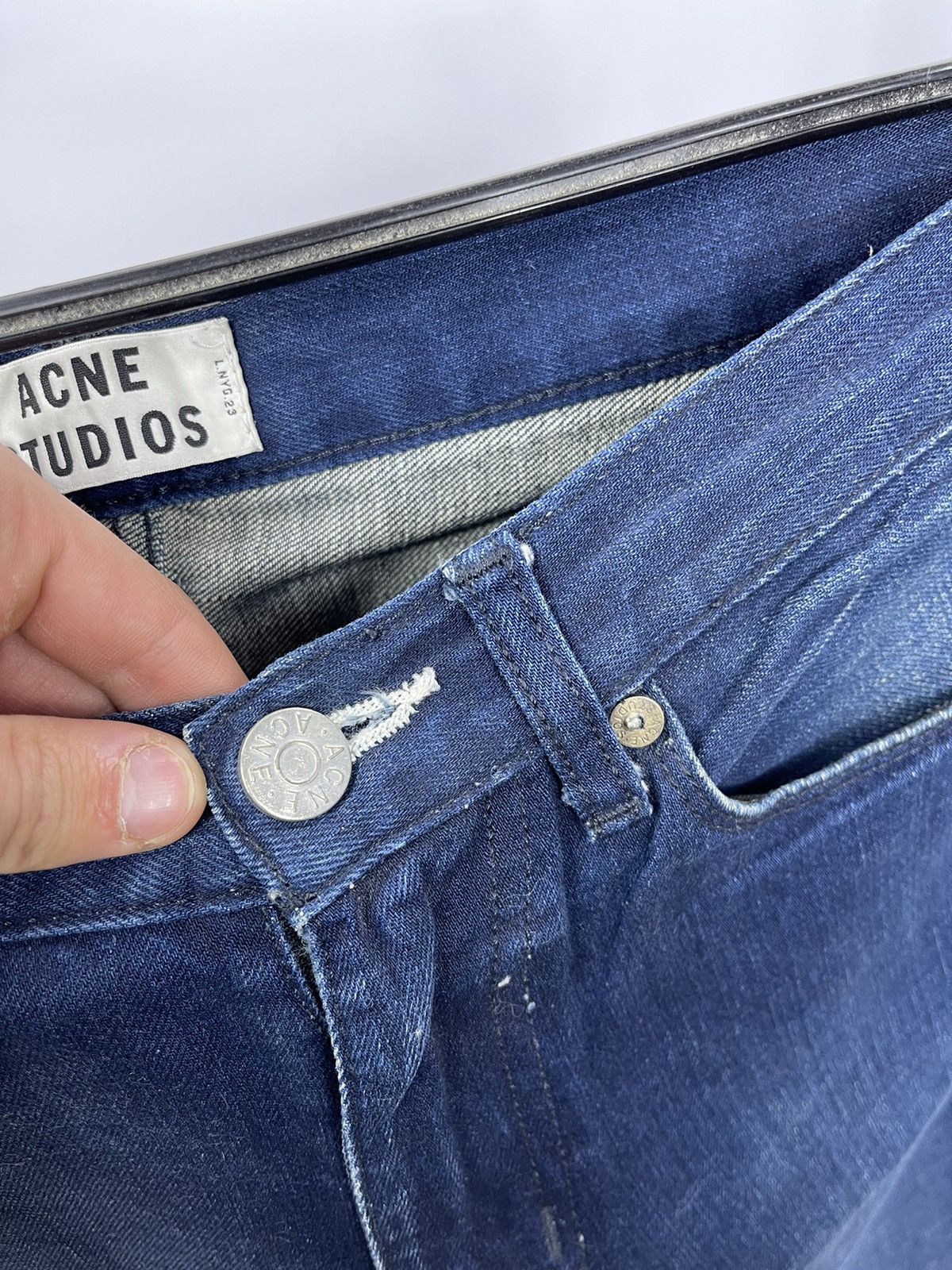Acne Studios Acne Studios Jeans Blue Size 29/32 Max Recycle Size US 29 - 4 Thumbnail
