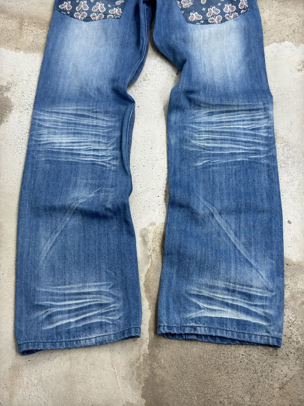 Hysteric Glamour Vintage Blue Moon Blue 90s Blue Moon Club Paisley Pocket Size US 32 / EU 48 - 11 Thumbnail