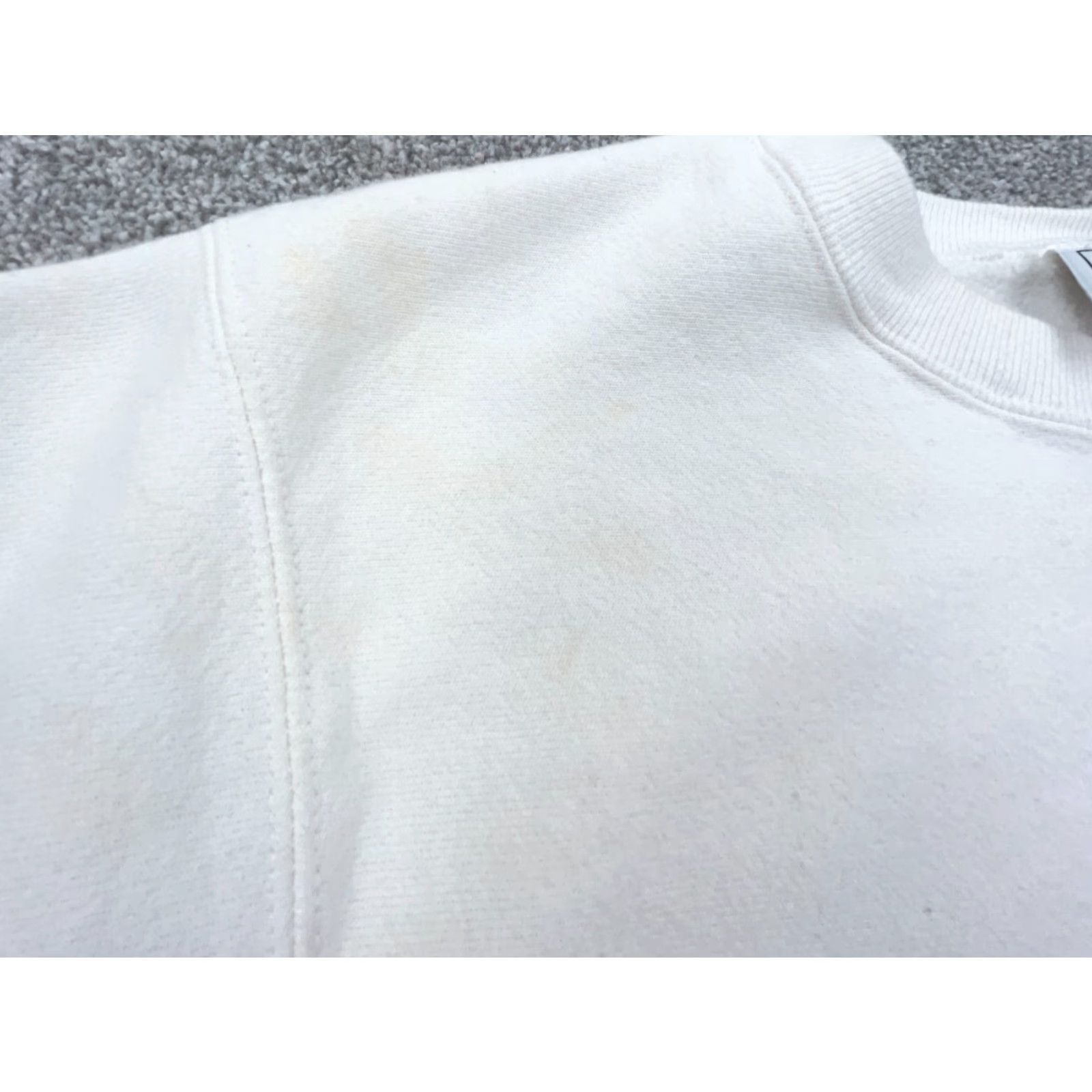 Lee VINTAGE Lee Sweatshirt Women L Crew Neck Pullover White Logo Graphic Print All Seasons Regular Fall Spring Summer Winter 80s Size L / US 10 / IT 46 - 5 Thumbnail