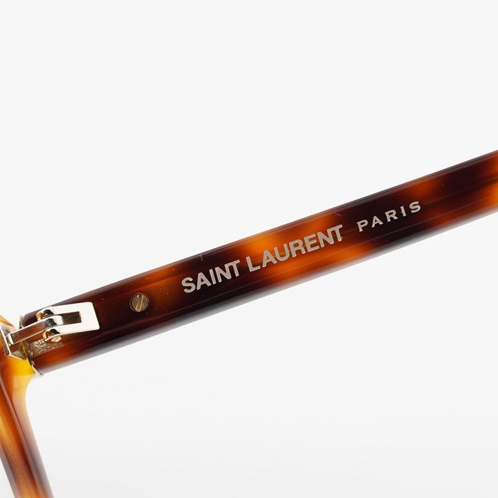 Saint Laurent Paris Saint Laurent SLM110F 005 Eyeglasses Havana 55mm Square Size ONE SIZE - 9 Thumbnail