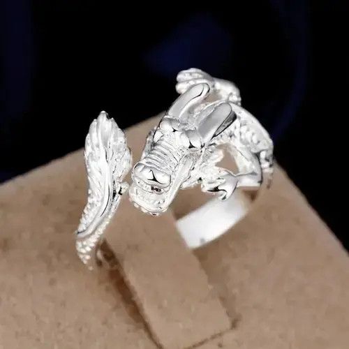 Ring Of Fire Domineering Dragon ring Size ONE SIZE - 4 Thumbnail