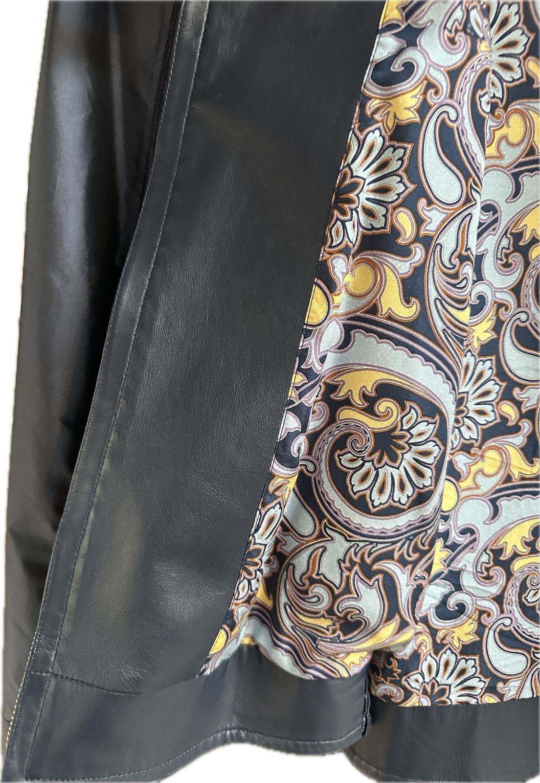Brioni Brioni Jacket With Leather Trim Size US L / EU 52-54 / 3 - 14 Thumbnail