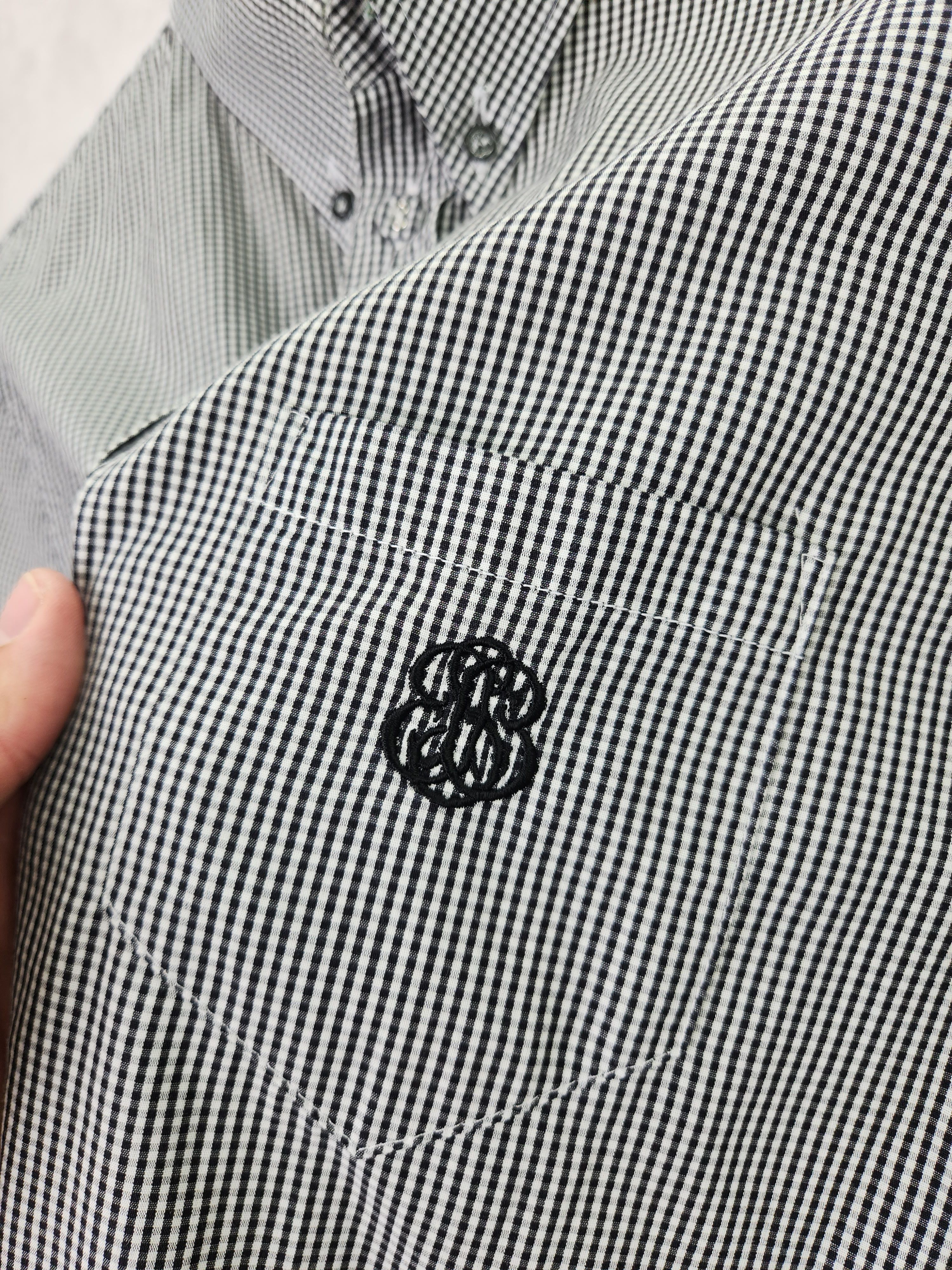 Balenciaga Balenciaga paris stripes button ups shirt pockets logo Size US L / EU 52-54 / 3 - 8 Thumbnail