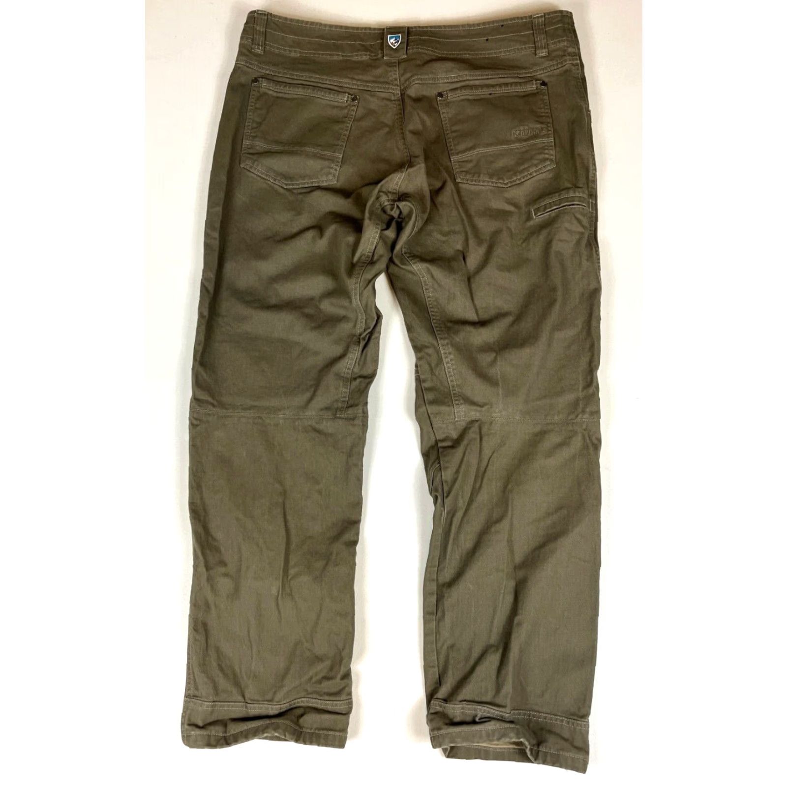 Vintage VINTAGE Kuhl Men’s Easy Rydr Pants Olive 38x32 Canvas Stretch Pockets Hiking Outdoor Size US 38 / EU 54 - 2 Thumbnail