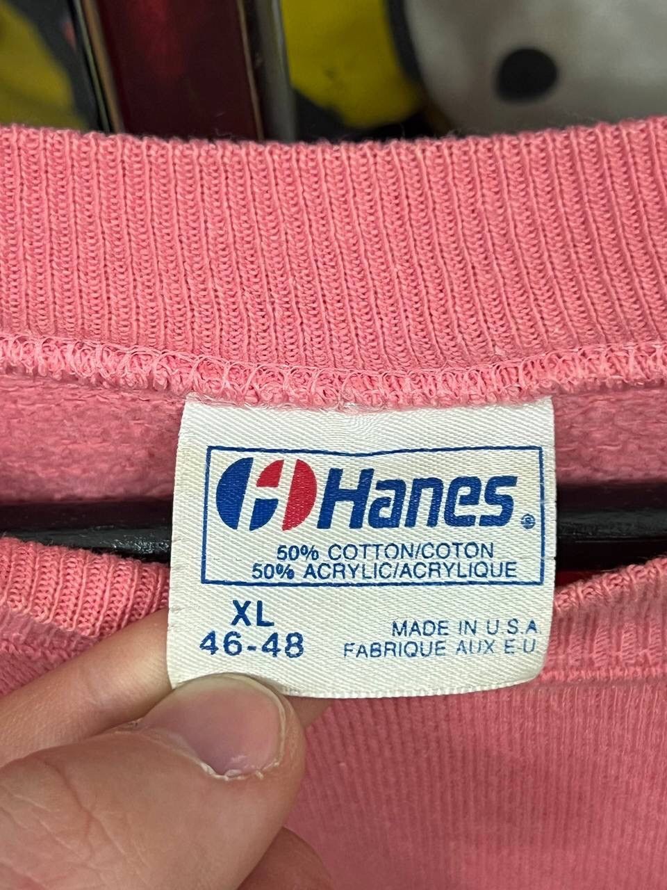 Vintage Crazy Vintage 90s Panda Sweatshirt Hanes Y2K Size US XL / EU 56 / 4 - 8 Thumbnail