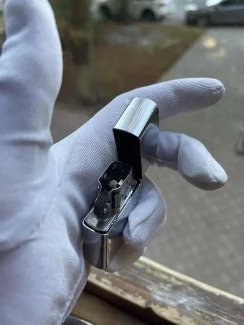 VIBE ☄️KORN ROCK Silver lighter, WORK! RARE album Size ONE SIZE - 4 Thumbnail