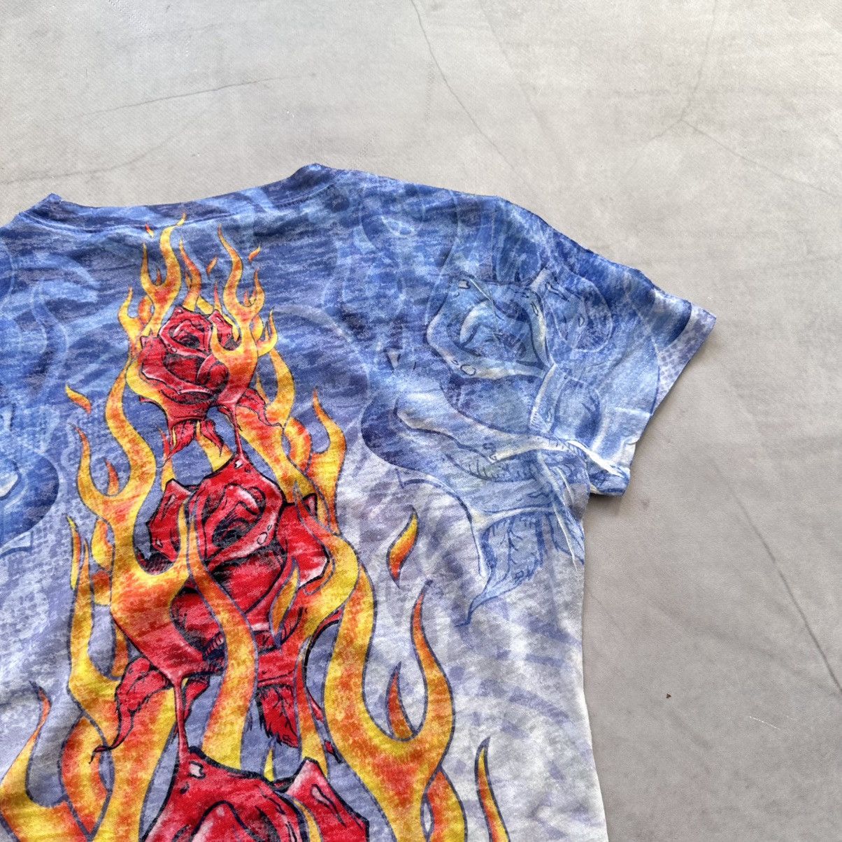 Hysteric Glamour 00s Tribal Flame Harley Davidson T Shirt Affliction Ed Hardy Size S / US 4 / IT 40 - 12 Thumbnail