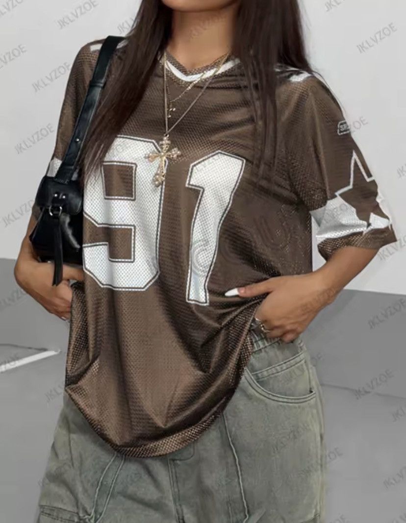 Other Y2K streetwear jersey top. Size M / US 6-8 / IT 42-44 - 4 Thumbnail