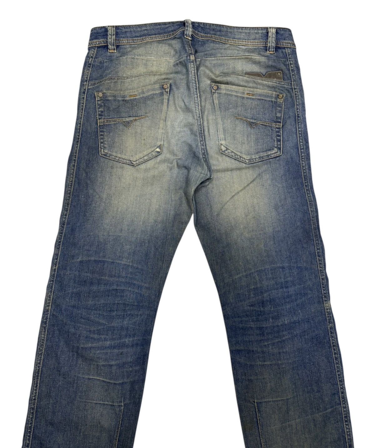 Kapital 🔥DIESEL EARTHY MUD WASH RUSTY DARRON SLIM TAPERED JEANS Size US 34 / EU 50 - 4 Thumbnail