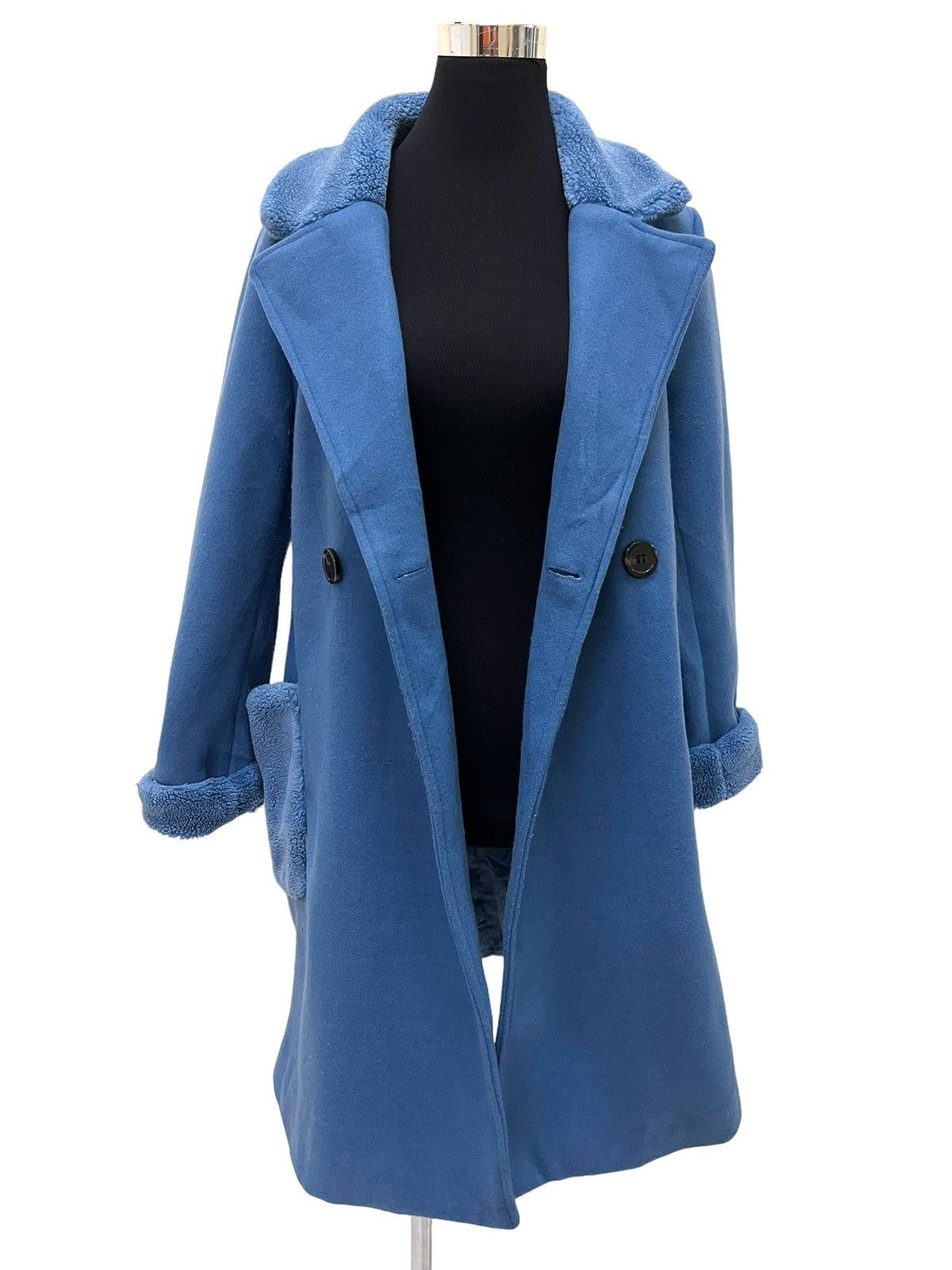 Japanese Brand × Vintage Japanese Brand Sherpa Long Coat Size M / US 6-8 / IT 42-44 - 5 Thumbnail