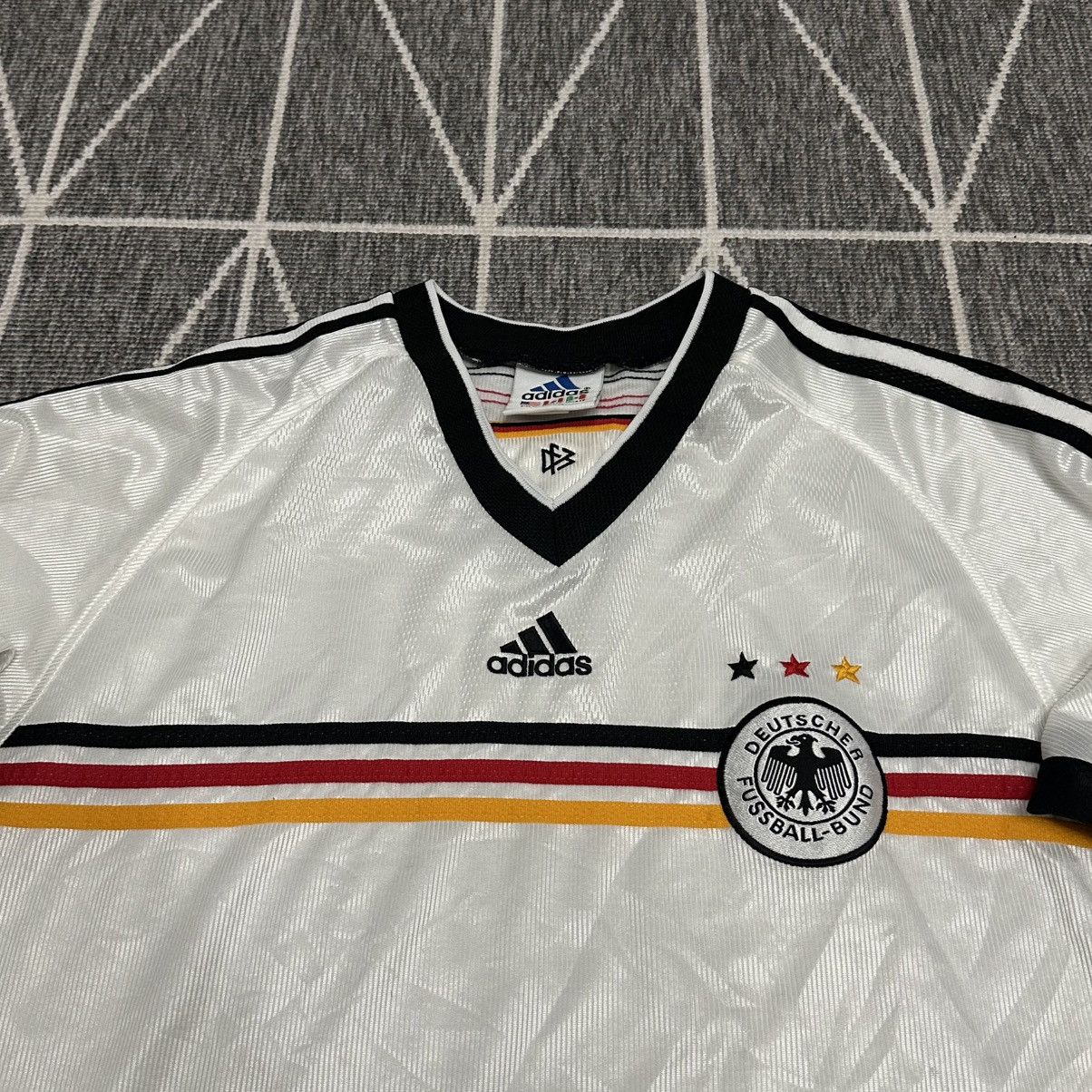 Vintage vintage adidas Deutschland soccer jersey 90s Size US XL / EU 56 / 4 - 3 Thumbnail