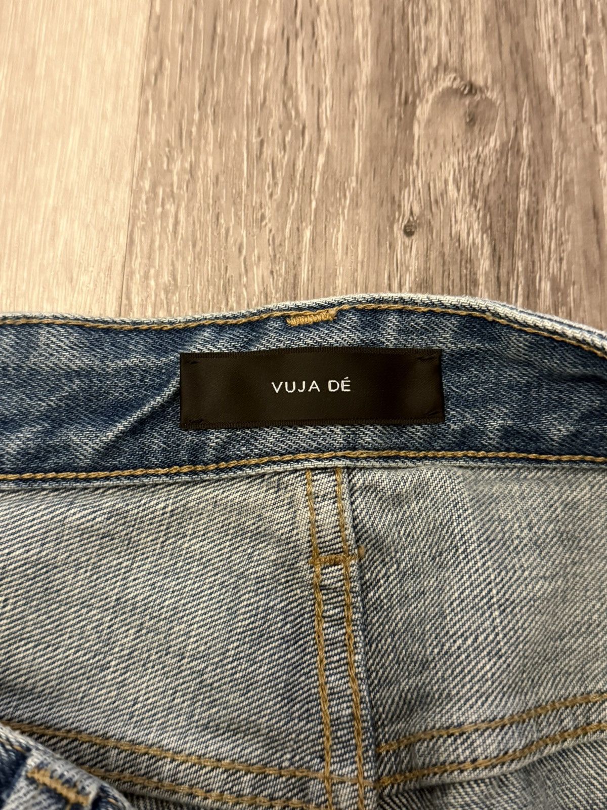 Vuja De Steve Distressed Selvedge Jeans