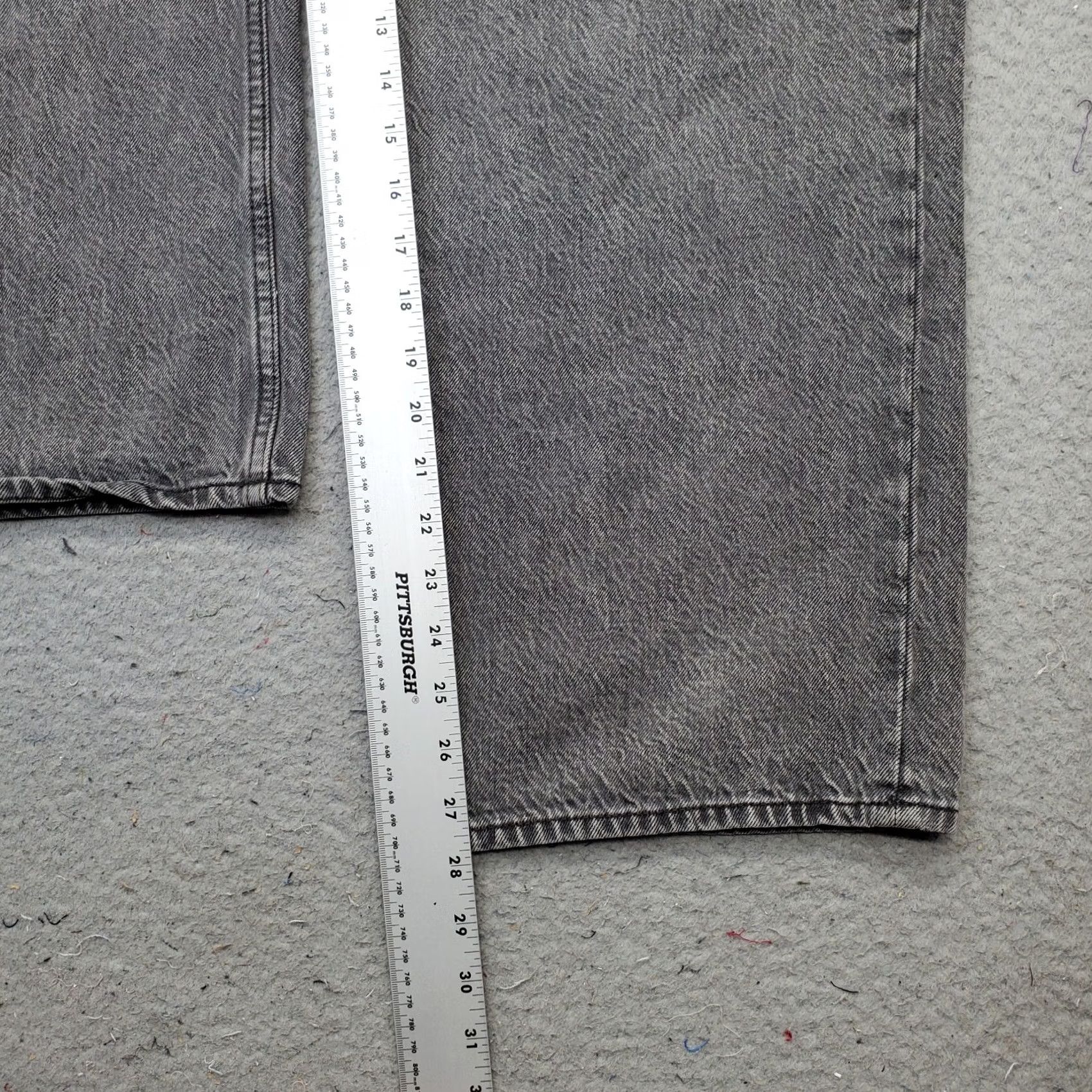 Abercrombie & Fitch Abercrombie & Fitch Curve Love Jeans Women's 10S Gray Denim The Loose High Rise Shirt Jeans? Size 32" / US 10 / IT 46 - 4 Thumbnail