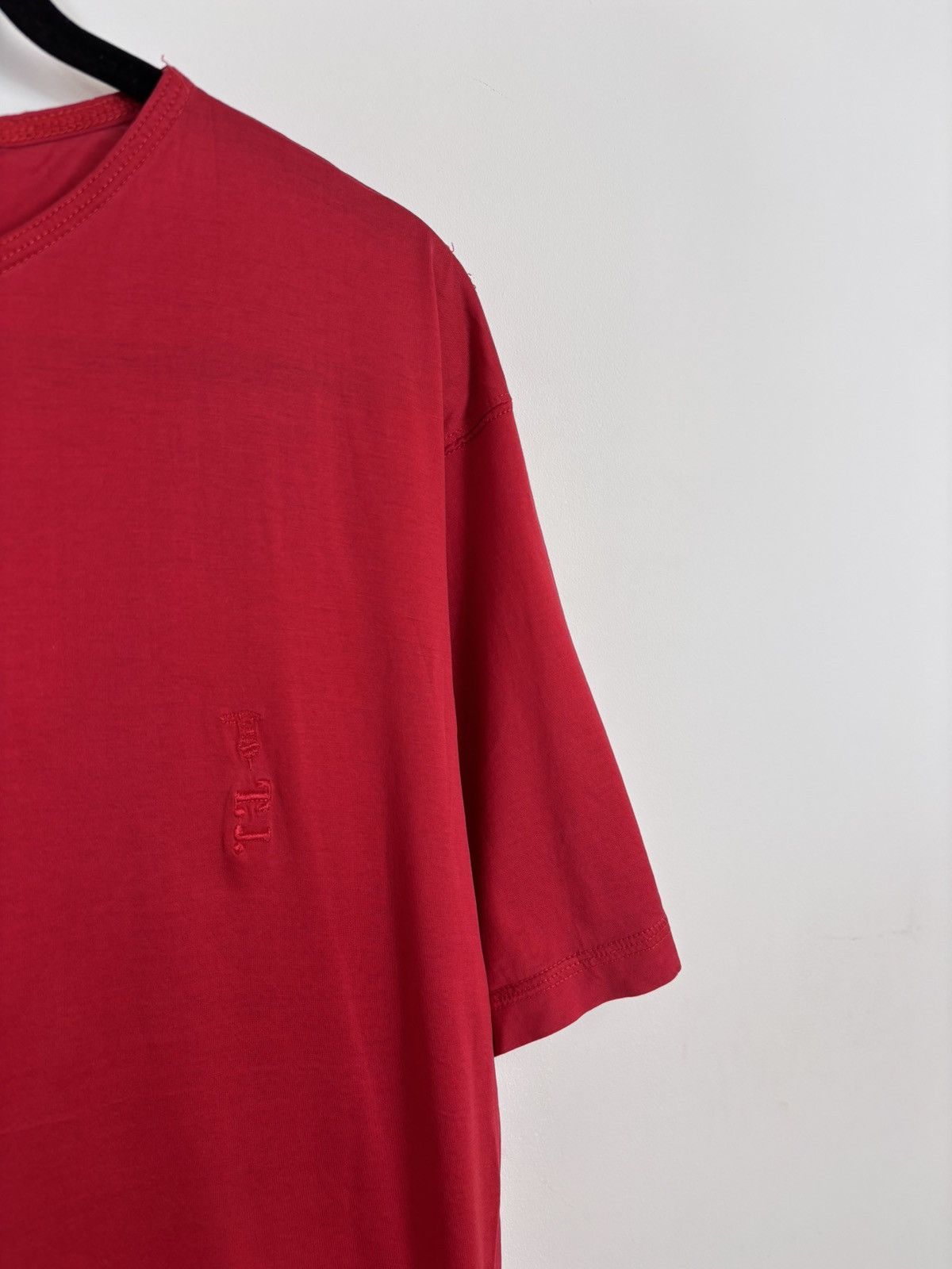 Trussardi Vintage Trussardi Jeans Men’s Red Cotton T-Shirt Tee Size US M / EU 48-50 / 2 - 4 Thumbnail