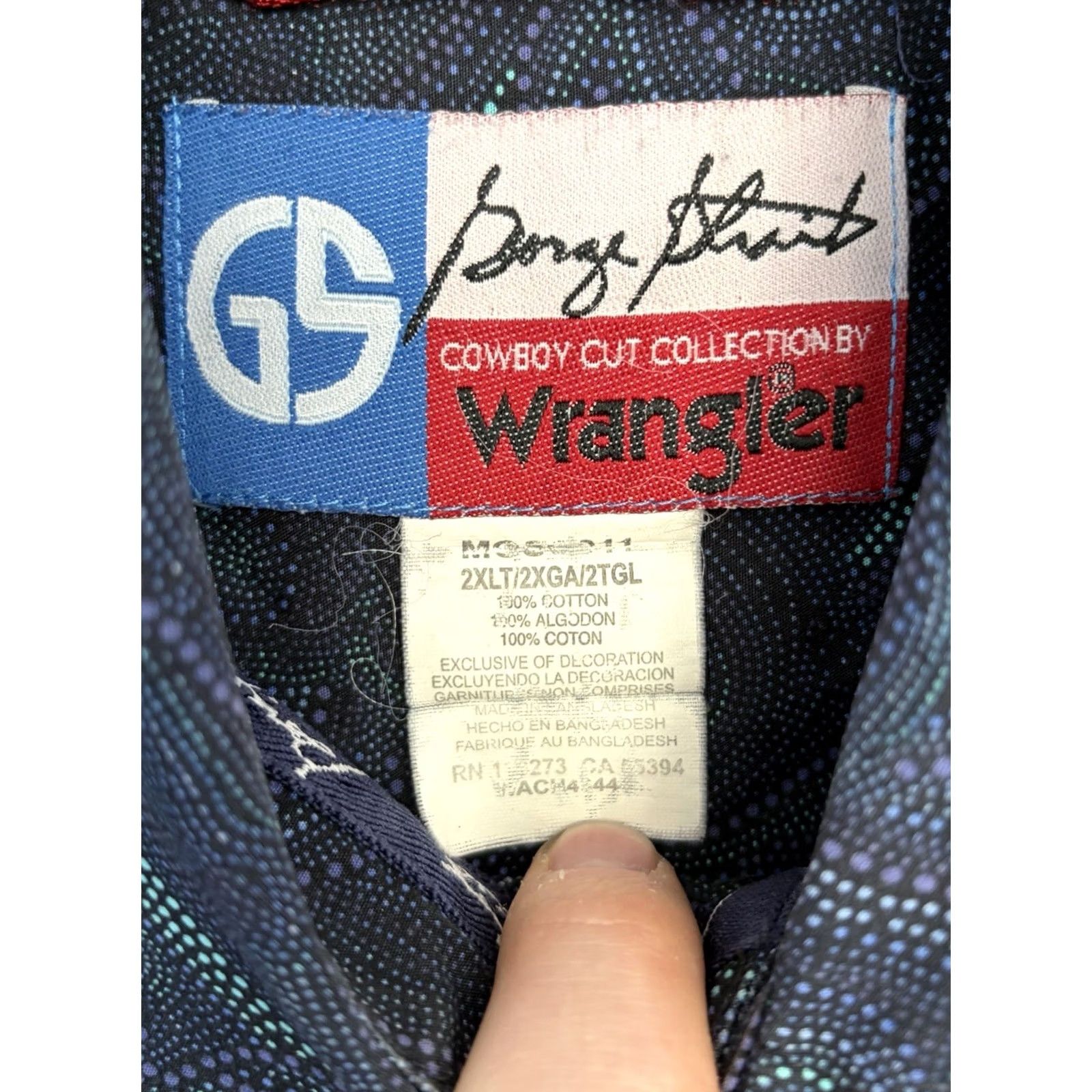 Wrangler VINTAGE? No. This item is not vintage. Size US XXL / EU 58 / 5 - 6 Thumbnail