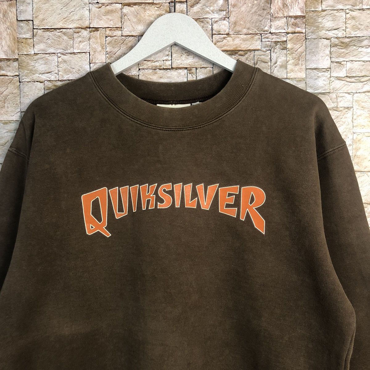 Quiksilver Quick Silver Brown Sweatshirt #A188 Size US M / EU 48-50 / 2 - 5 Thumbnail