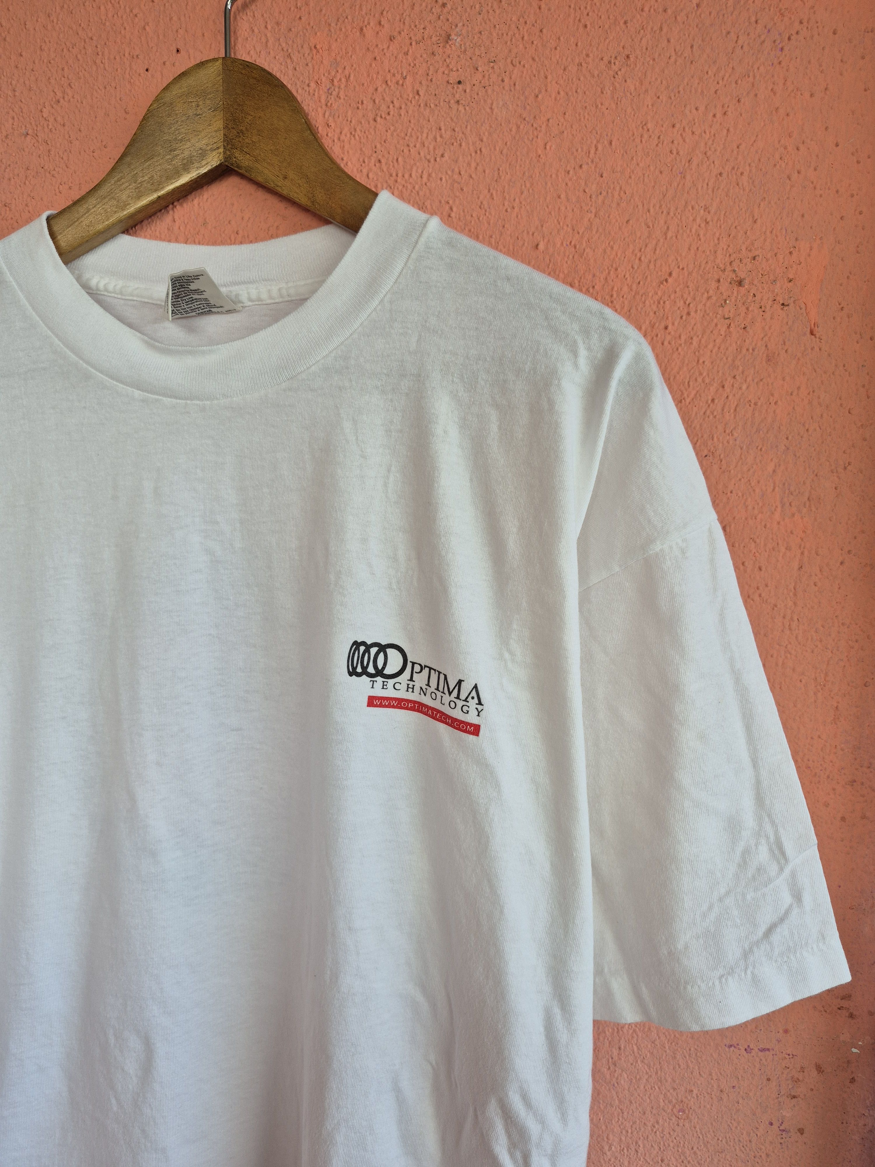 Vintage 🔥 Vintage Optima Technology Tech Tee Size US XL / EU 56 / 4 - 6 Thumbnail