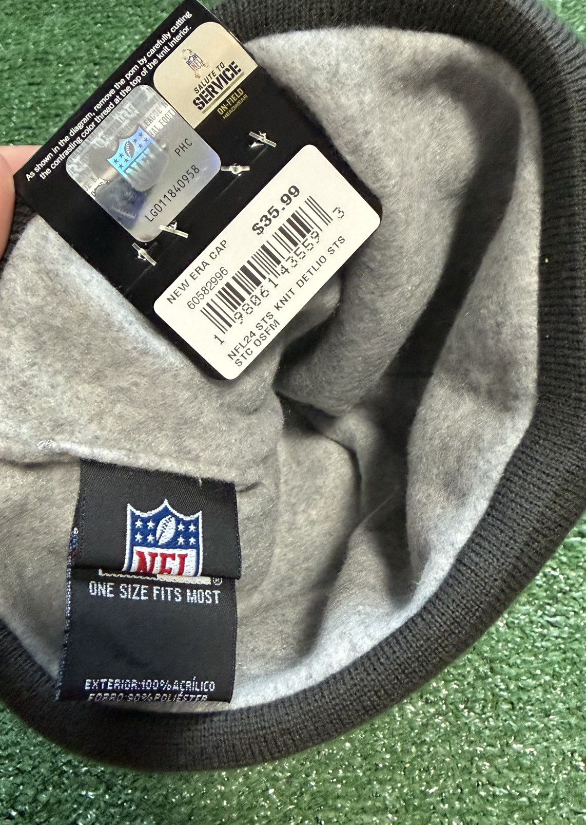 New Era Detroit Lions New Era 2024 NFL Salute to Service Cuffed Size ONE SIZE - 4 Thumbnail