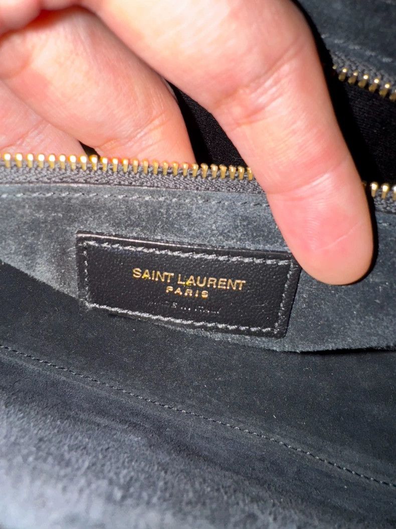 Saint Laurent Paris saint Laurent parisBlack gold hobo underarm bag 2503-Nexta Size ONE SIZE - 4 Thumbnail