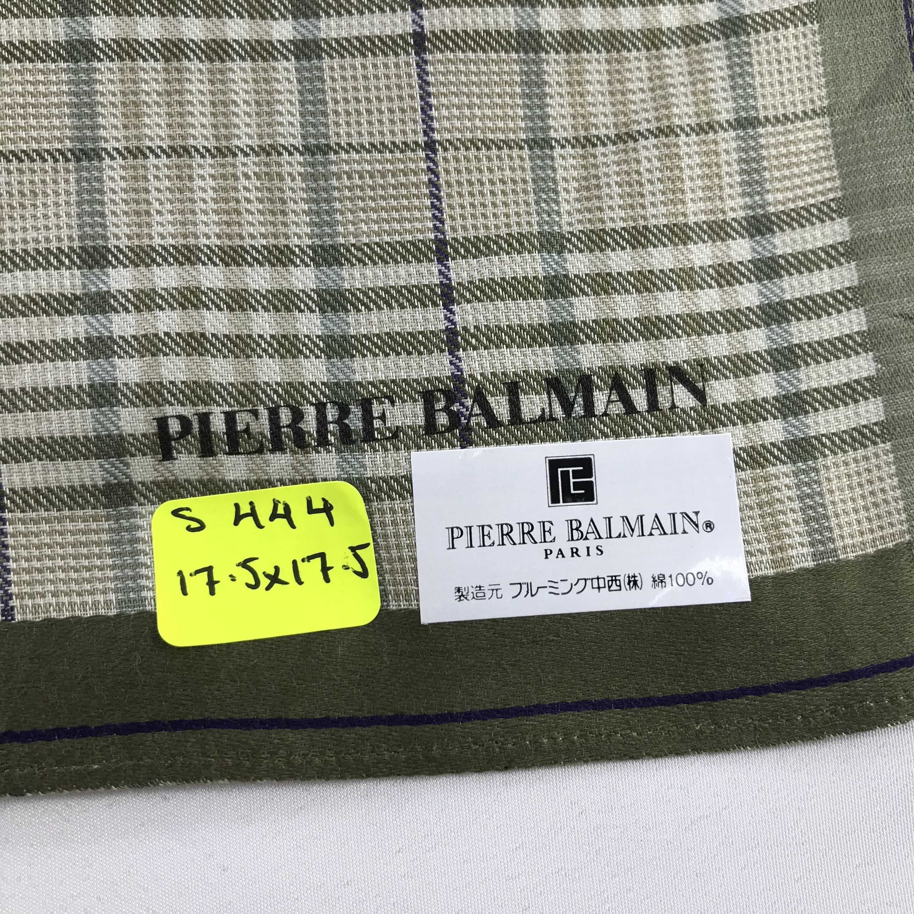 Pierre Balmain × Vintage Pierre Balmain Bandana / Handkerchief / Neckerchief - S444 Size ONE SIZE - 5 Thumbnail