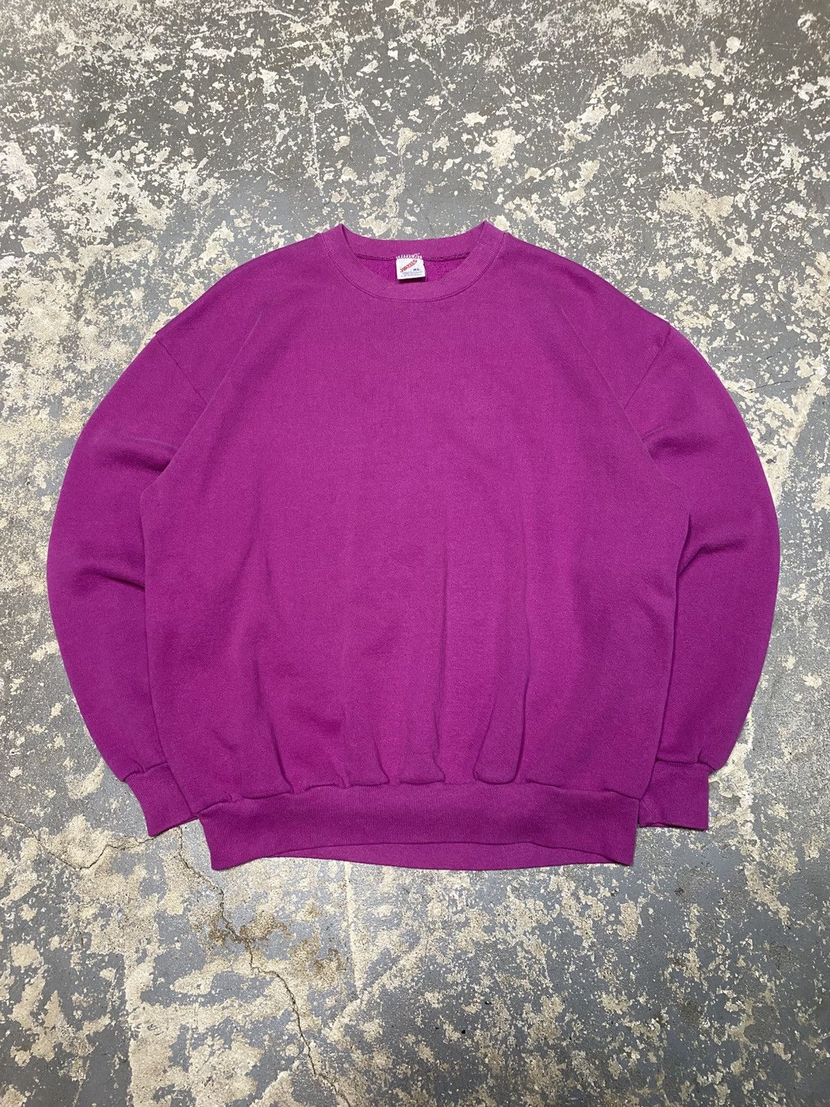Vintage Vintage Purple Jerzees Blank Pullover Crewneck Sweatshirt Size US XL / EU 56 / 4 - 1 Thumbnail
