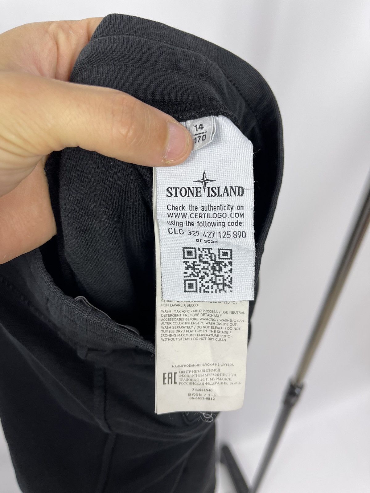 Stone Island Stone Island Junior Cargo Pants Size 14 Years Black Casual Size US 29 - 6 Thumbnail
