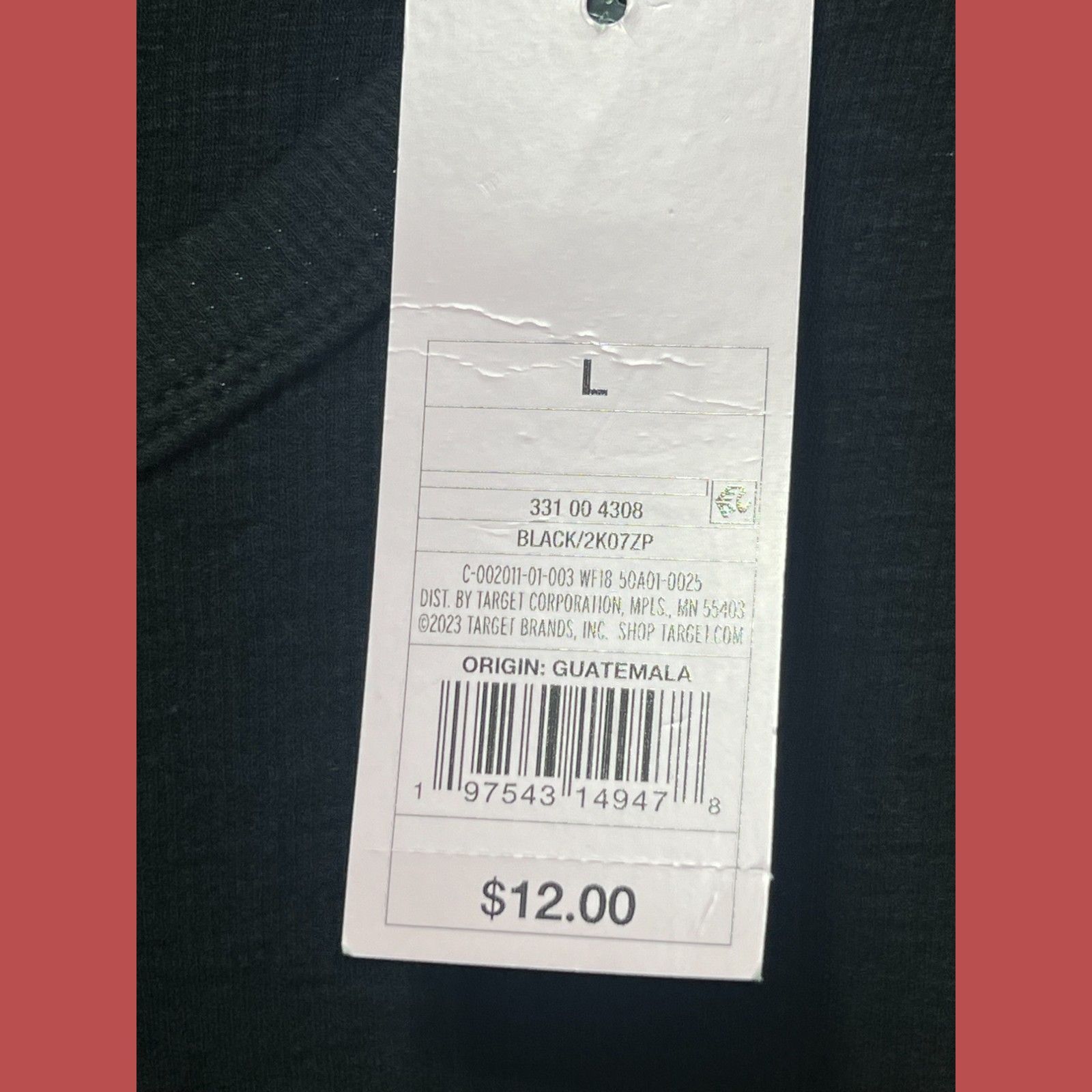 Other Wild Fable - Women's Long Sleeve Crew Neck T-Shirt - Black - Size L / US 10 / IT 46 - 8 Thumbnail
