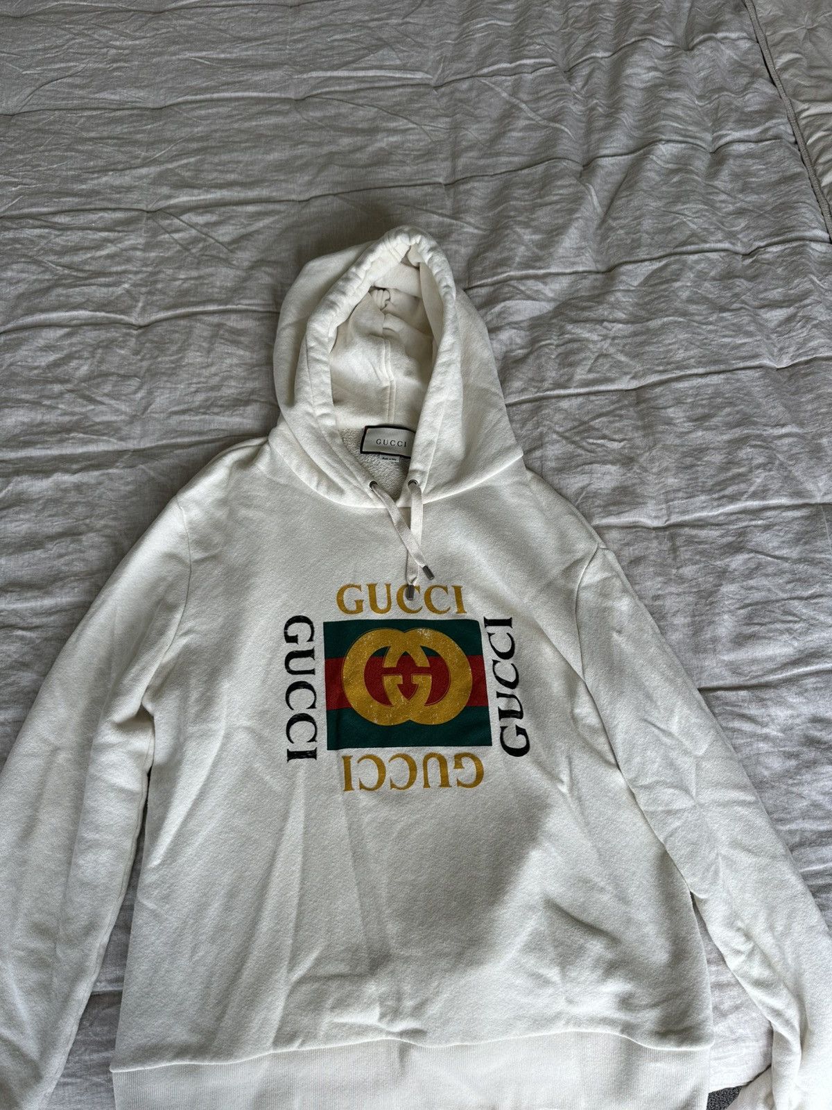 Gucci GUCCI HOODIE ZIP MONOGRAM LOGO 747269 XJFKP 9088 | Grailed