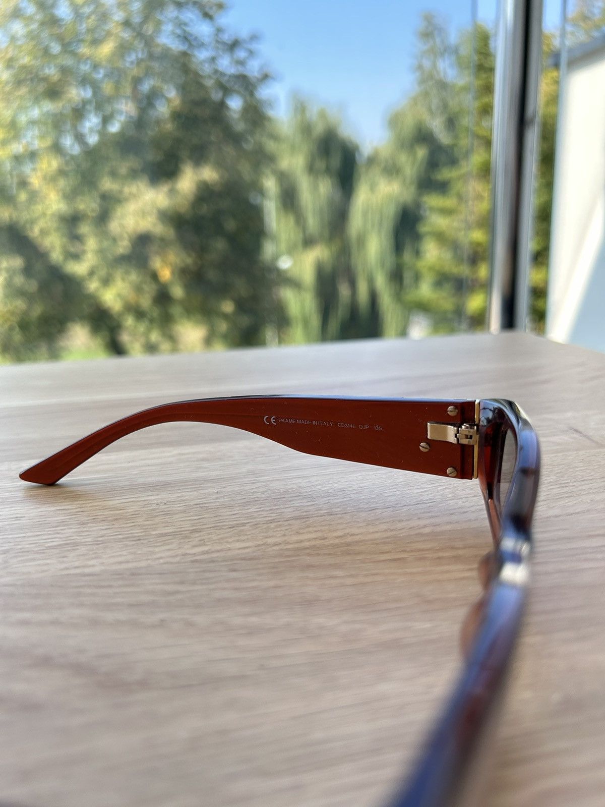 Dior × Vintage Christian Dior '00s Flat Glasses Size ONE SIZE - 4 Thumbnail