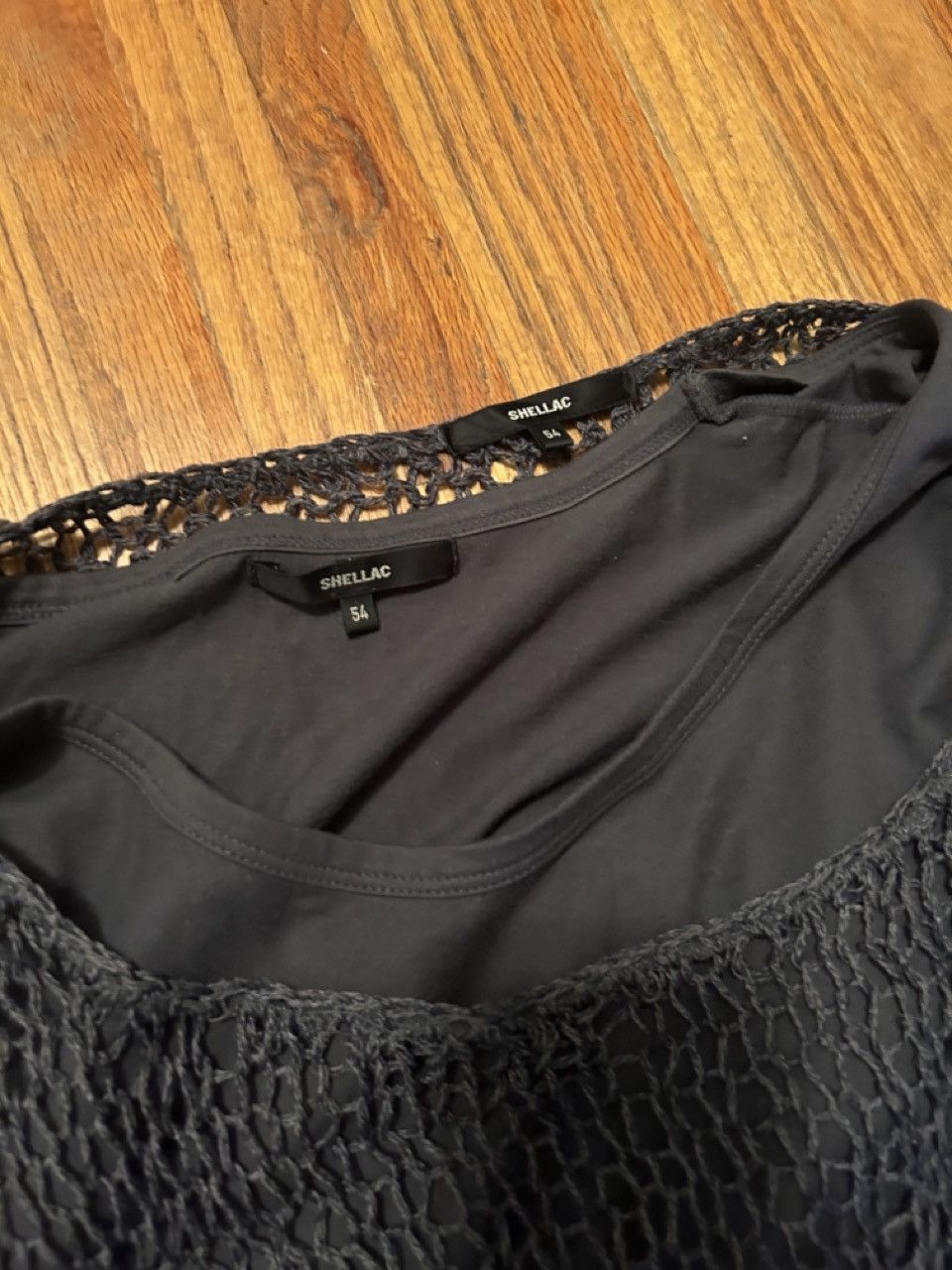 Shellac Layered loose knit sweater (2 pcs) Size US L / EU 52-54 / 3 - 2 Thumbnail