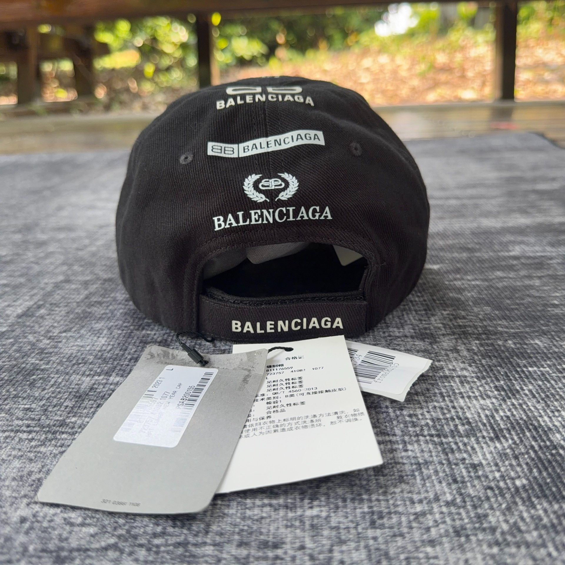 Balenciaga Balenciaga Logo Baseball Cap Size ONE SIZE - 3 Thumbnail