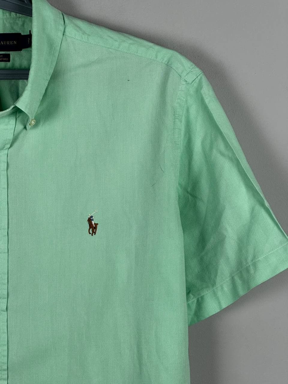 Polo Ralph Lauren Polo Ralph Lauren Luxury Oxford Short Sleeve Shirt Size US L / EU 52-54 / 3 - 4 Thumbnail