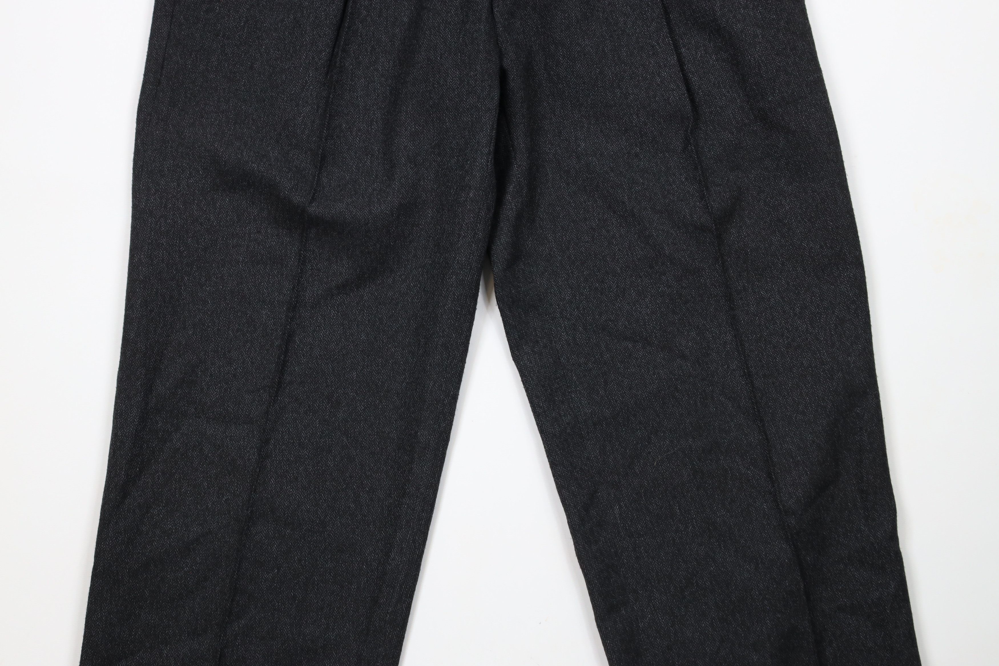 Vintage Vintage 90s Streetwear Relaxed Herringbone Chino Pants Gray Size US 30 / EU 46 - 3 Thumbnail