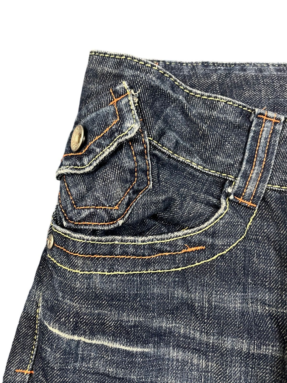 Ed Hardy Vintage Red Pepper Bell Bottom Flare Denim Size US 32 / EU 48 - 5 Thumbnail