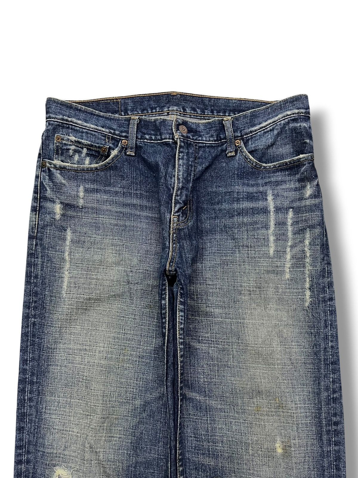Levi's Loose Vintage Y2K Levi’s 533 Japan - Faded Wash, Distressed Size US 35 - 4 Thumbnail
