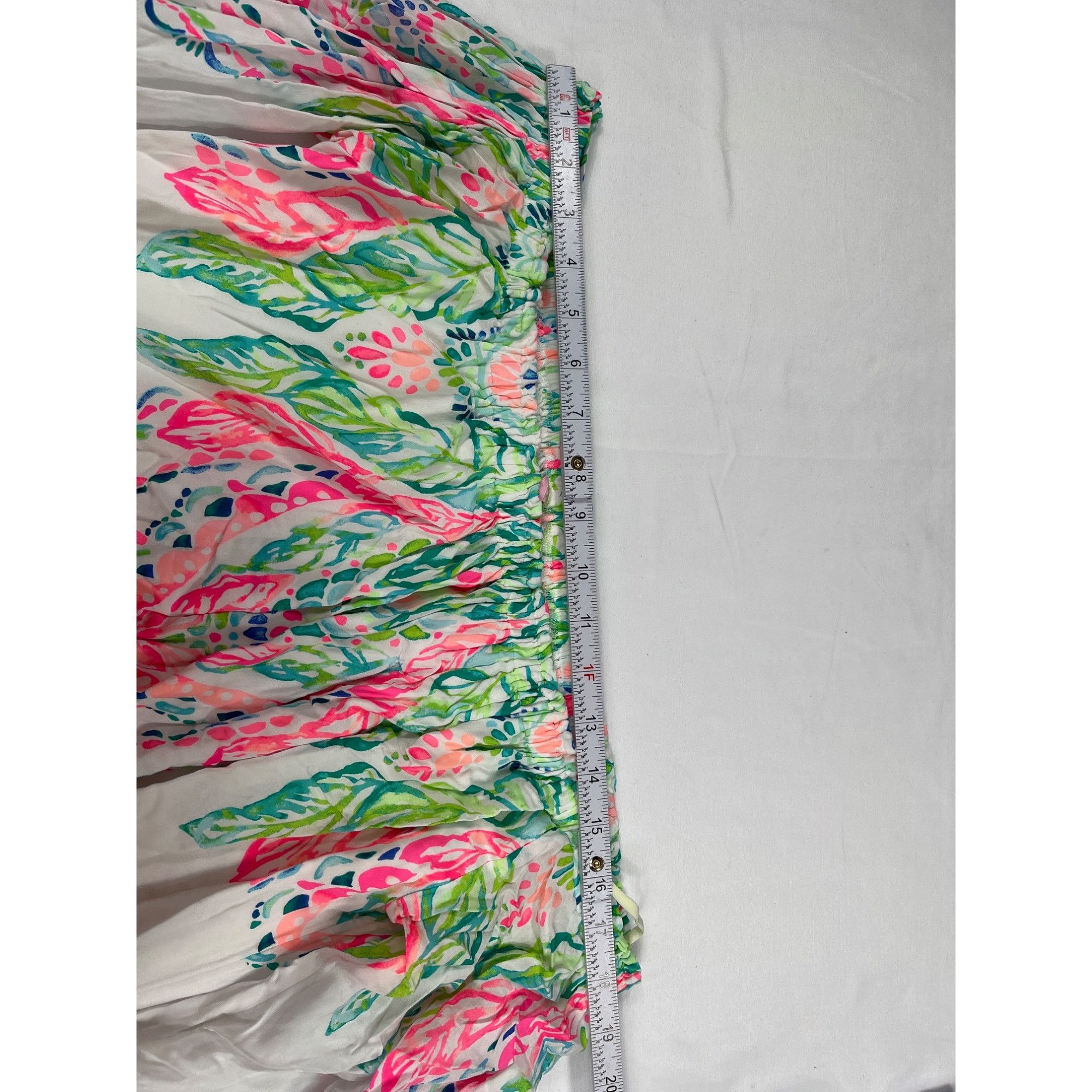 Lilly Pulitzer Lilly Pulitzer SKU 7935 Multicolor Off Shoulder Floral Dress Size L / US 10 / IT 46 - 4 Thumbnail