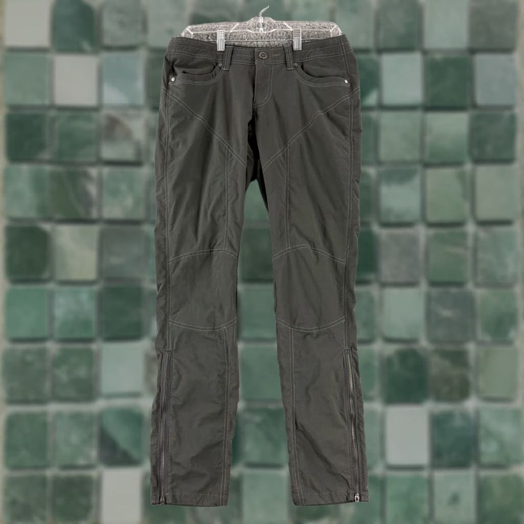 Vintage Kuhl Inspiratr Ankle Zip Pants Womens Size 6 Gray Hiking Travel Outdoor Casual Size 28" / US 6 / IT 42 - 1 Thumbnail
