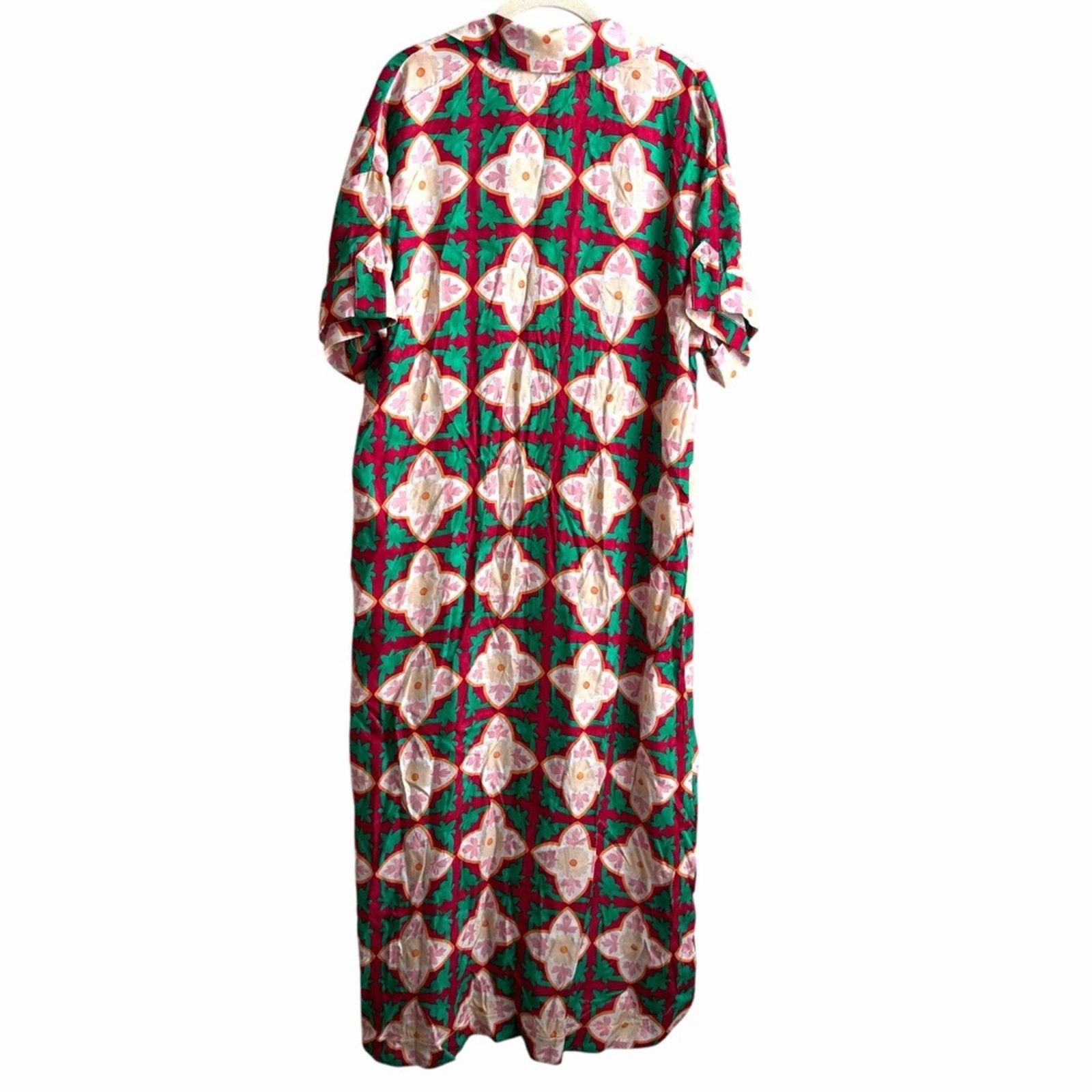 Sezane Sezane “Dora” Floral Tile Print Dress Size M / US 6-8 / IT 42-44 - 6 Thumbnail