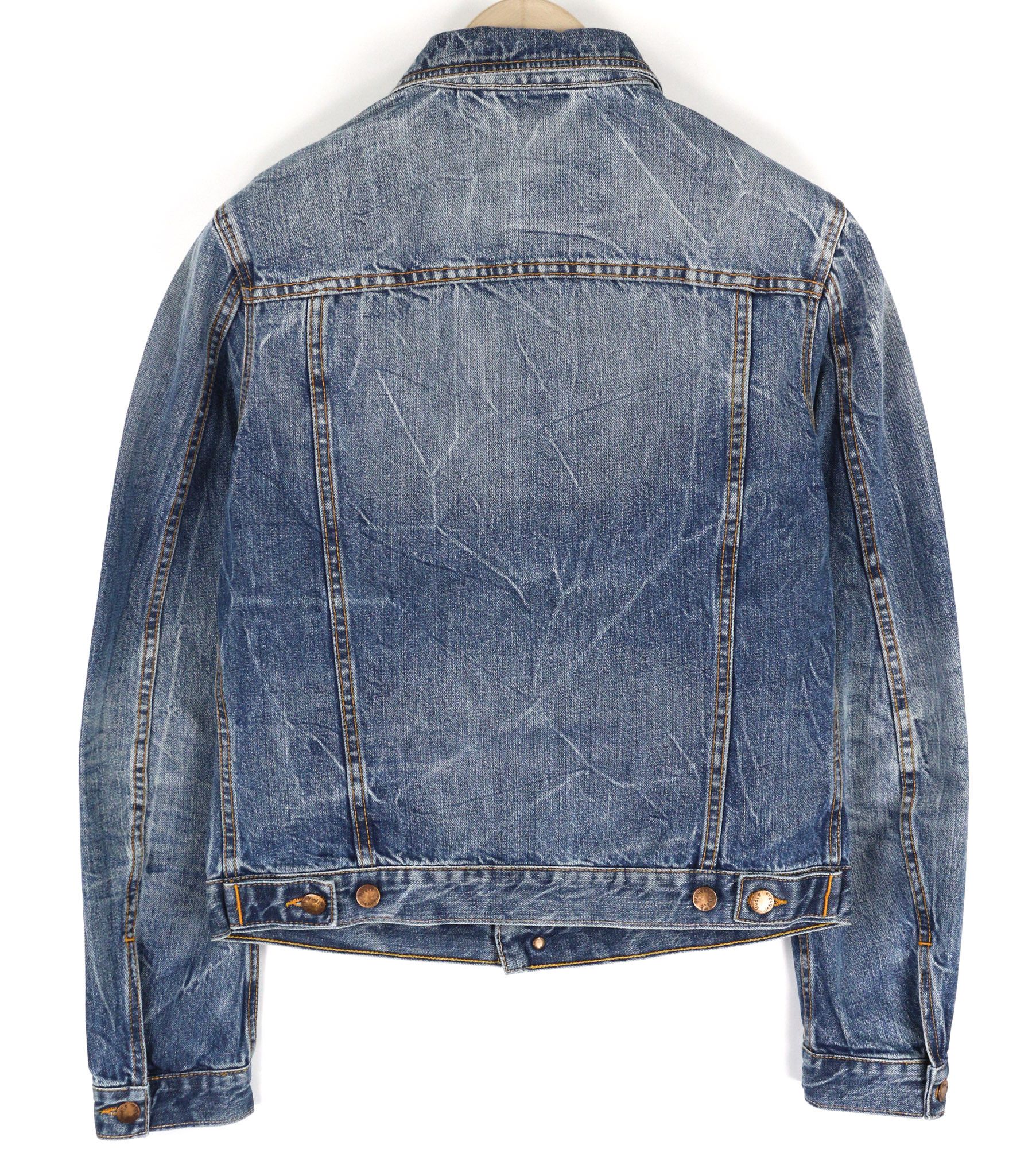 Nudie Jeans TERRY M Washed Light Vintage Jacket 81051 Size US M / EU 48-50 / 2 - 2 Thumbnail