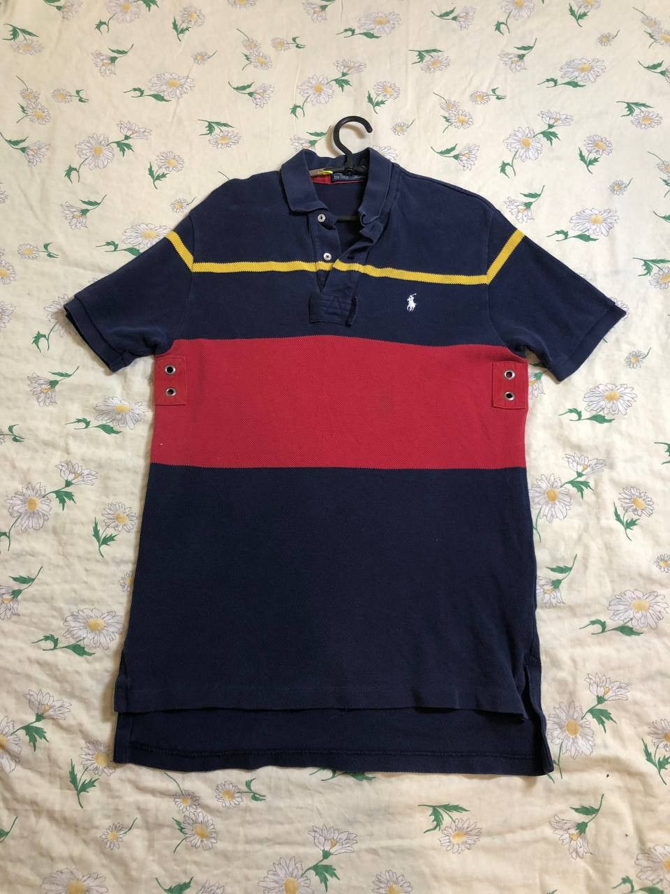Polo Ralph Lauren VTG Polo by Ralph Lauren Mens Color Block Custom Fit polo Size US M / EU 48-50 / 2 - 1 Thumbnail