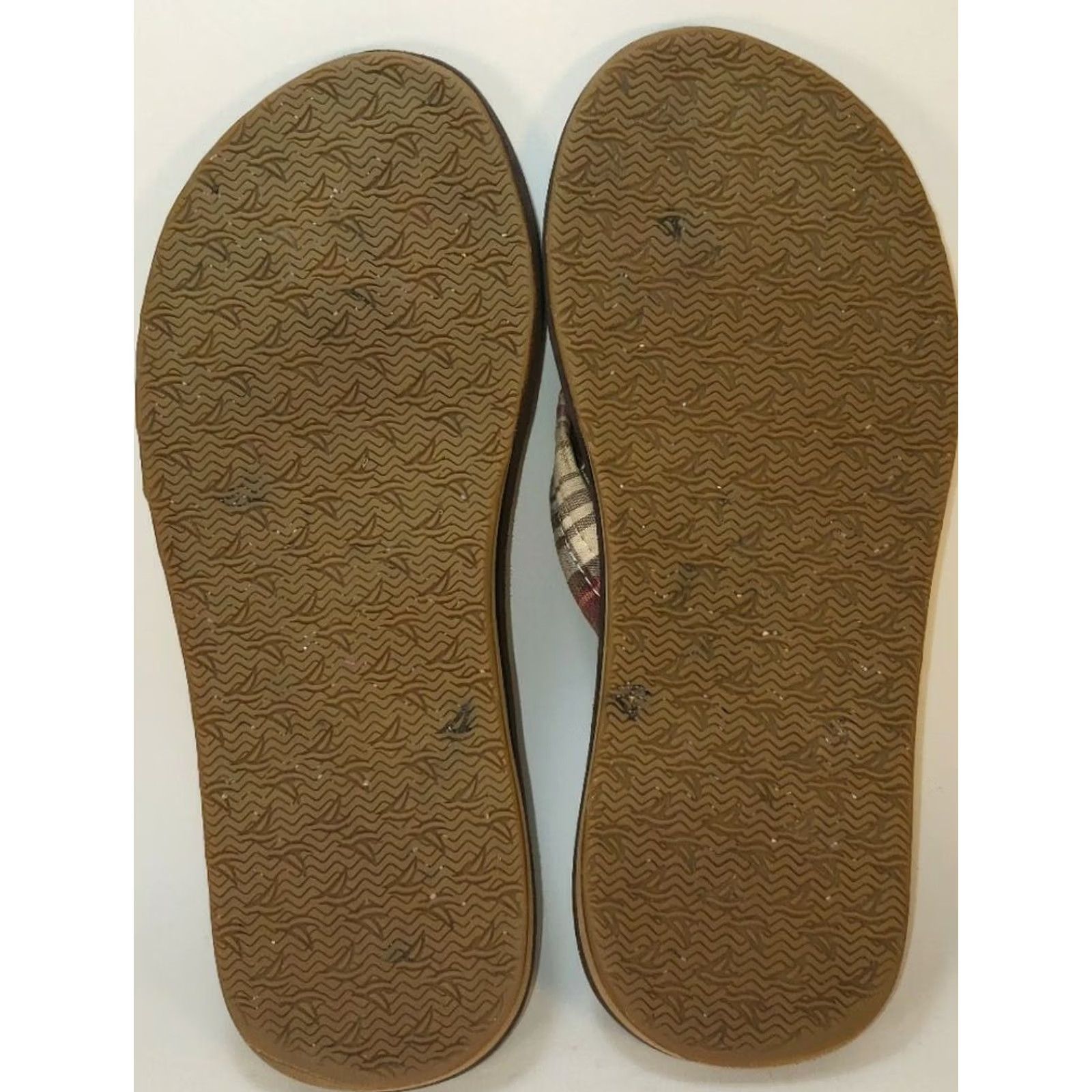 Sperry Sperry Top-Sider Women's Thong Sandals Flip Flops Size 7.5M Multicolor Plaid Pattern Sandal Size M / US 6-8 / IT 42-44 - 8 Thumbnail