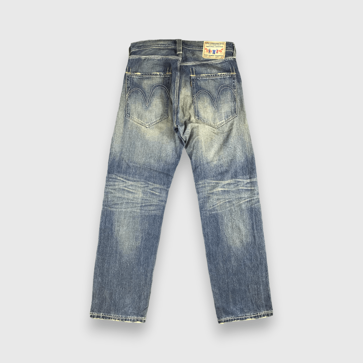 Levi's Vintage 90s Blue Wash Levis 503 Jeans-J1862 Size US 32 / EU 48 - 2 Thumbnail