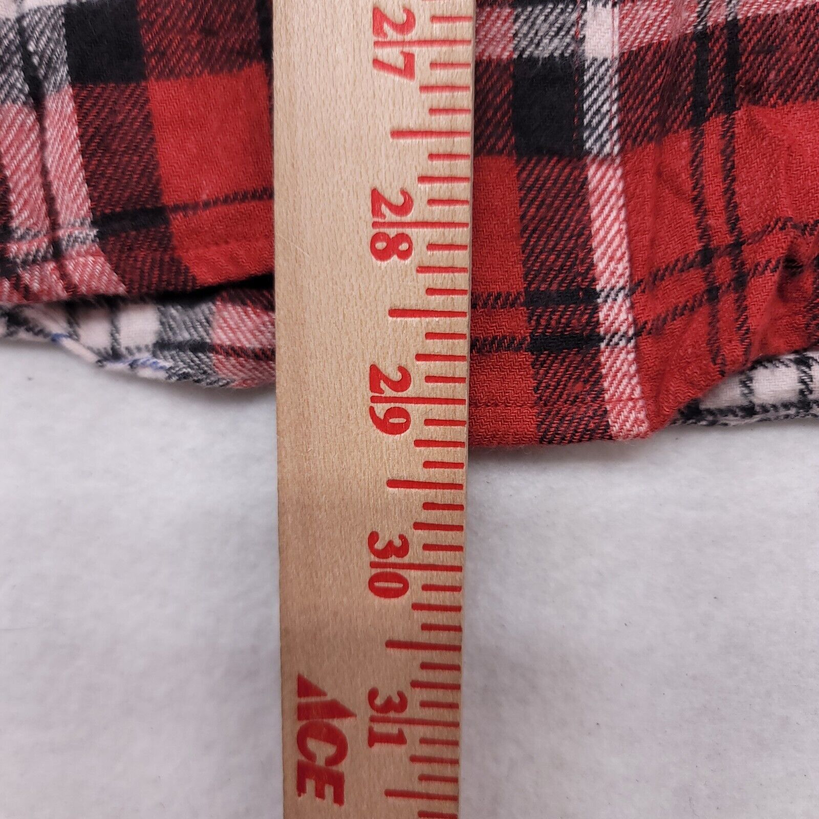 Wrangler Wear First Tartan Flannel Shirt Mens Size Medium M Red White Size US M / EU 48-50 / 2 - 7 Thumbnail